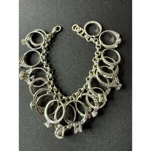 Vintage “All the Men Who Tried” Engagement Ring Charm Bracelet